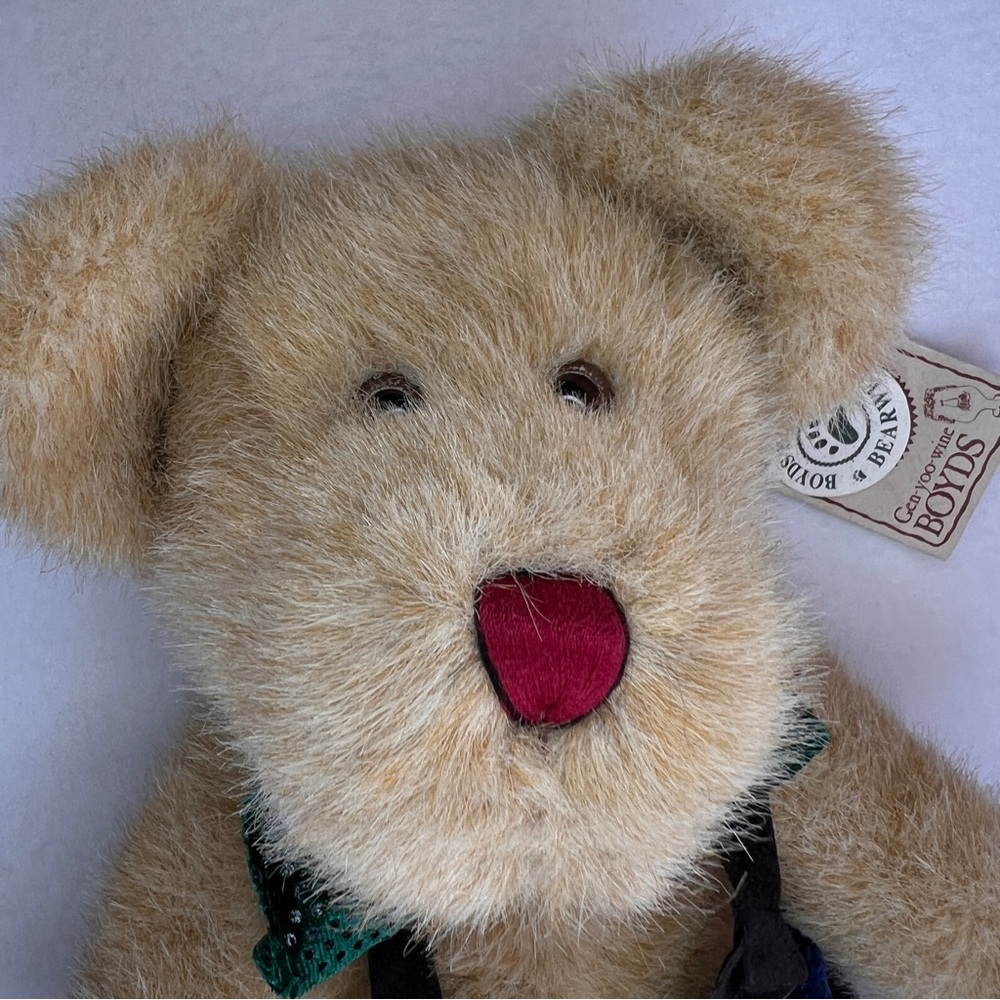 Vintage Boyds Bears Mr. McSnickers 14” Plush Teddy Bear T.J.’s Best Dressed Toy - Picture 5 of 8